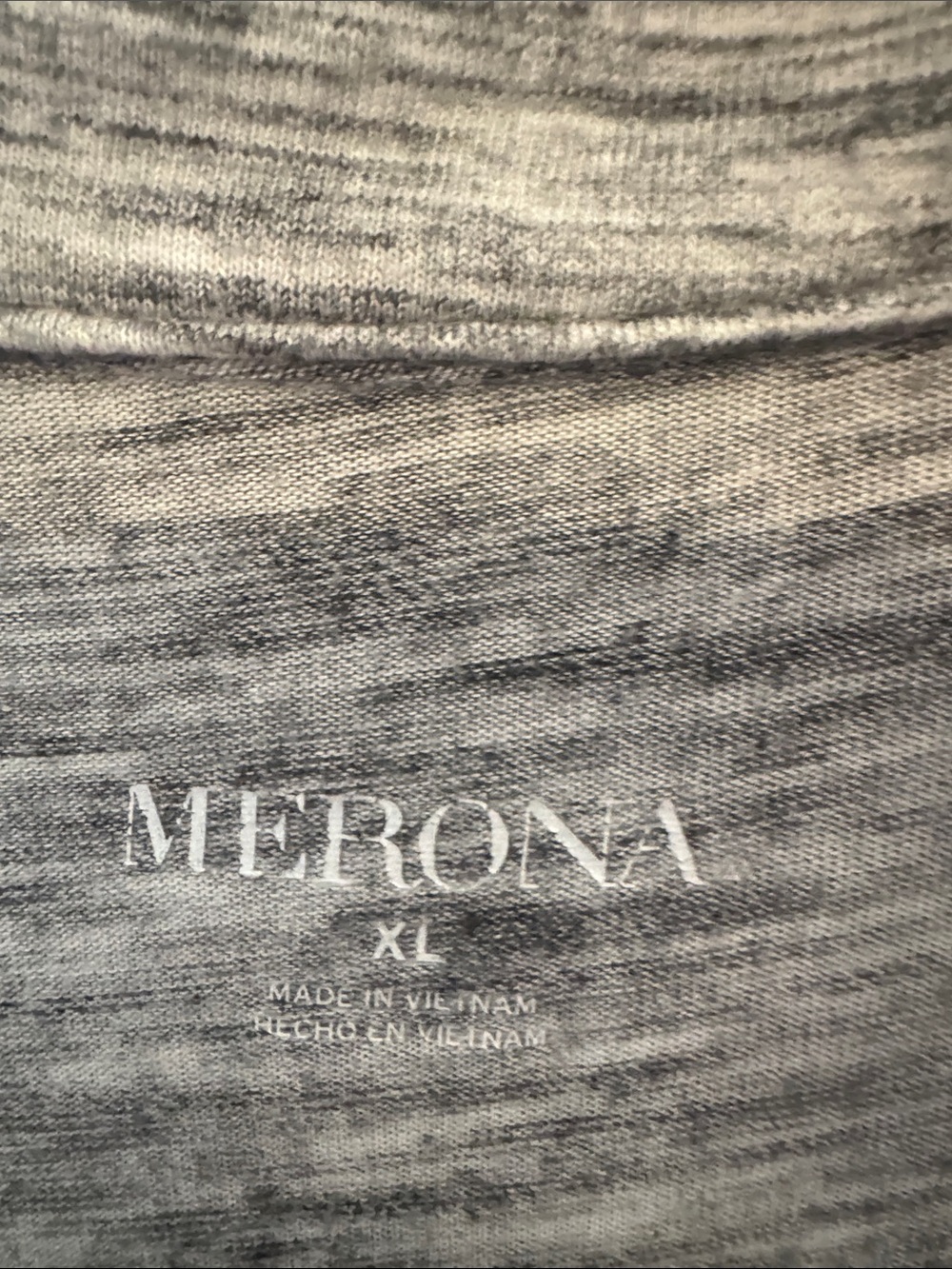 EUC Merona XL Heather Gray Soft Knit Top/Shacket So Soft! Button down Pockets - Picture 7 of 8